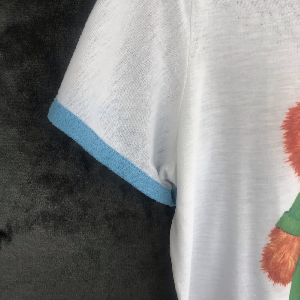 Vintage White T-Shirt Dress with Printed Fox - Picture 6 of 6